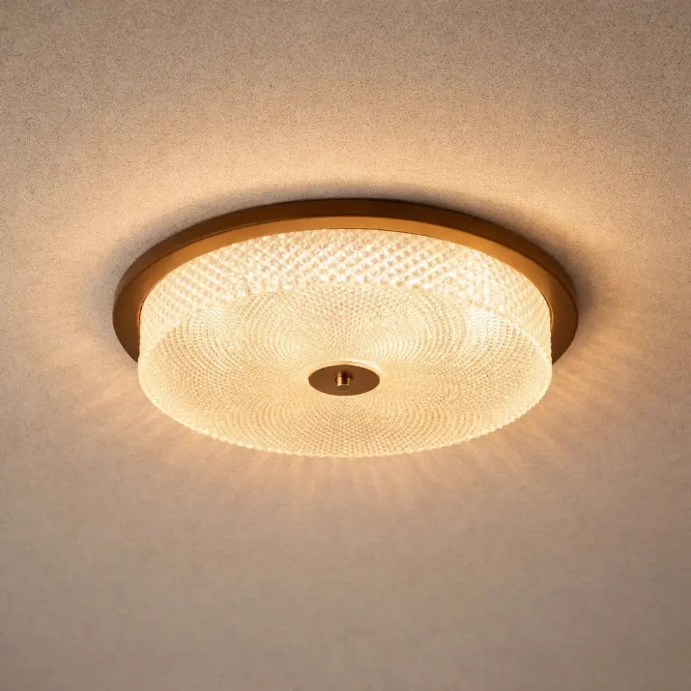 Luminaire Led Plafond - Cristal Noyer Hérité | Althéon -  |   Delvanie