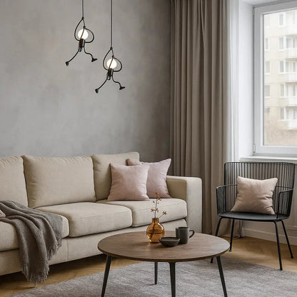 Luminaire Suspension Design - Bonhomme Suspendu | Ironman -  |   Delvanie