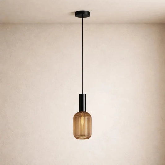 Luminaire Suspension Verre - Coloré Ondes Rétro | Chroméa -  |   Delvanie