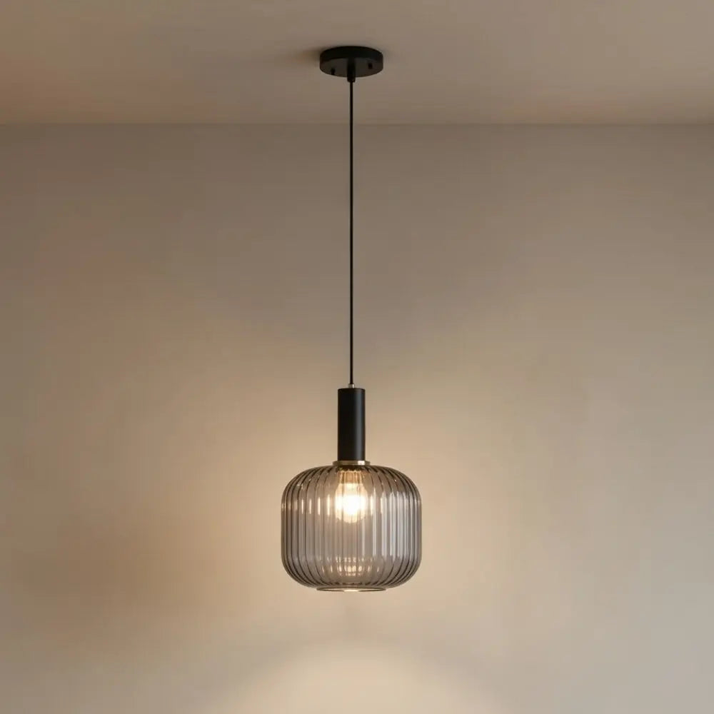Luminaire Suspension Verre - Coloré Ondes Rétro | Chroméa -  |   Delvanie