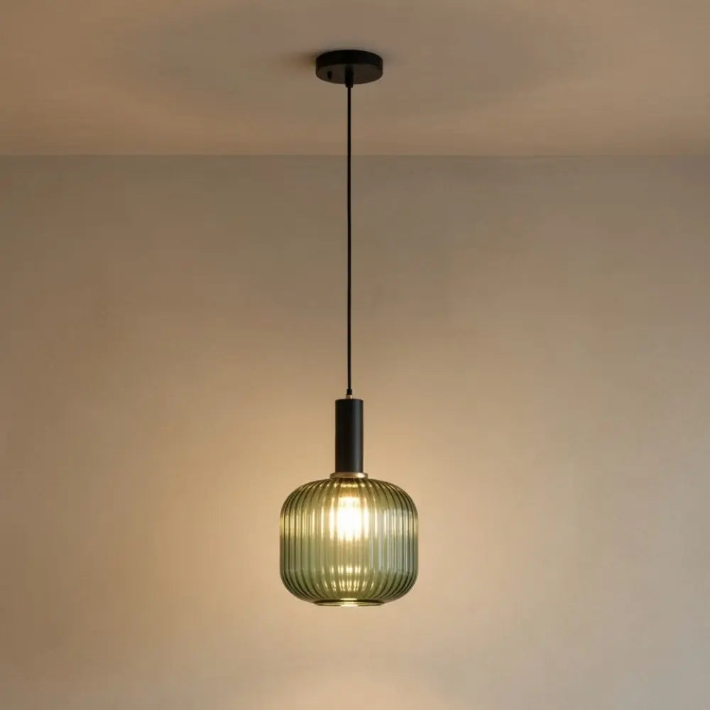Luminaire Suspension Verre - Coloré Ondes Rétro | Chroméa -  |   Delvanie