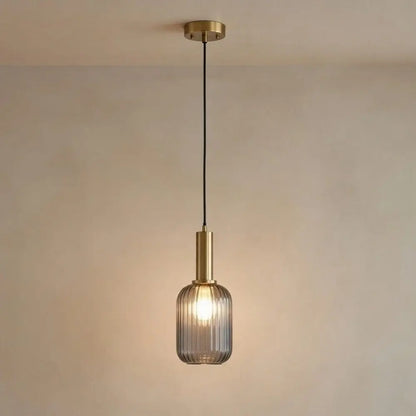 Luminaire Suspension Verre - Coloré Ondes Rétro | Chroméa -  |   Delvanie