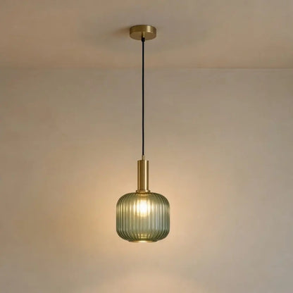 Luminaire Suspension Verre - Coloré Ondes Rétro | Chroméa -  |   Delvanie