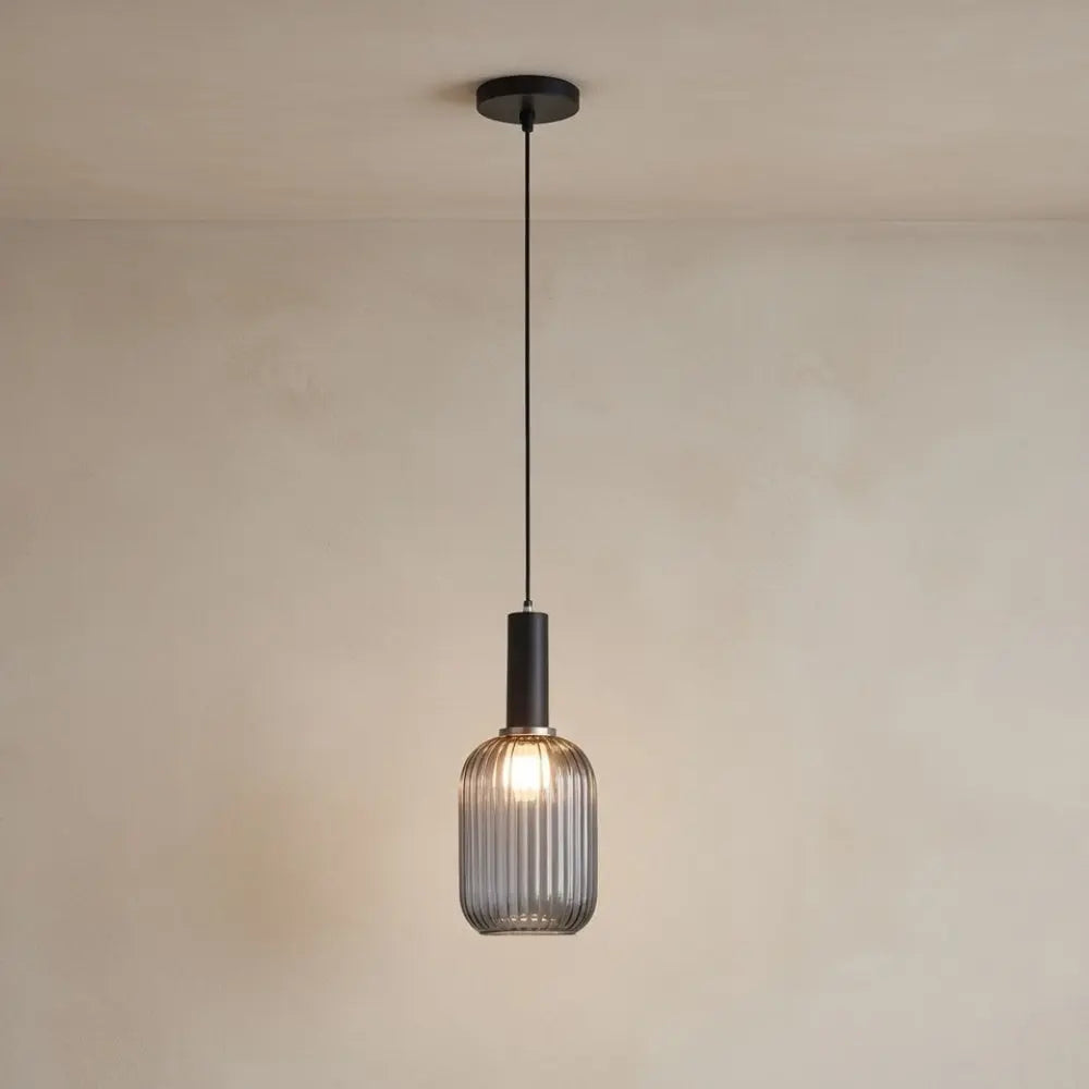 Luminaire Suspension Verre - Coloré Ondes Rétro | Chroméa -  |   Delvanie
