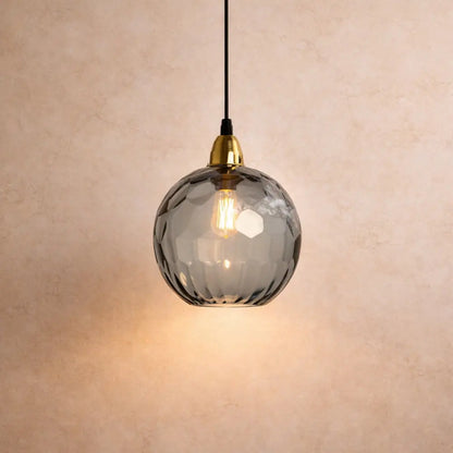 Luminaire Suspension Verre - Sphères Colorées | Calyvero -  |   Delvanie