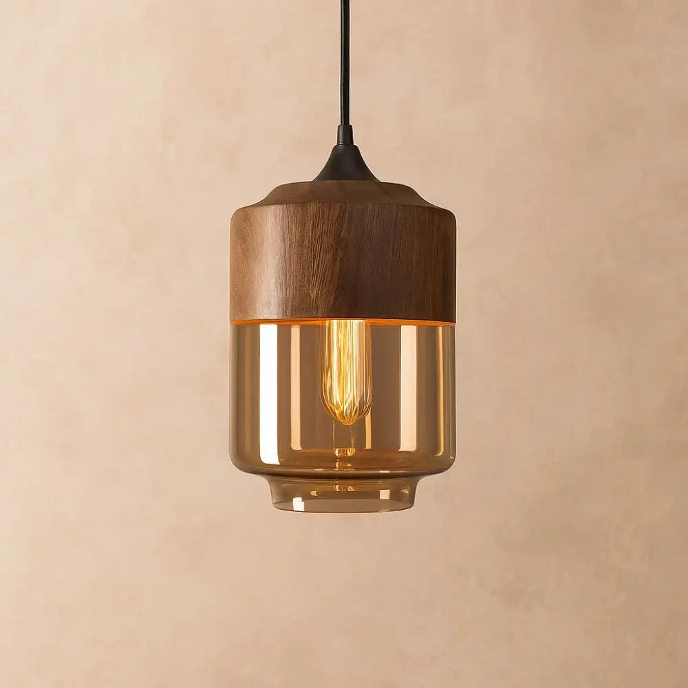 Luminaire en bois suspension - Aura Naturelle | Norwën - Lumen |   Delvanie