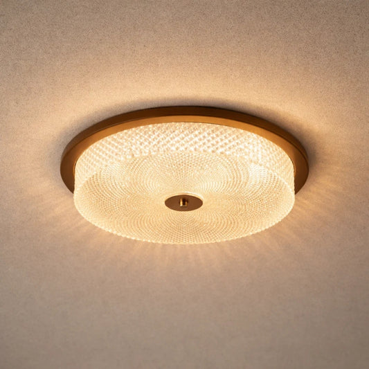 Luminaire Led Plafond - Cristal Noyer Hérité | Althéon