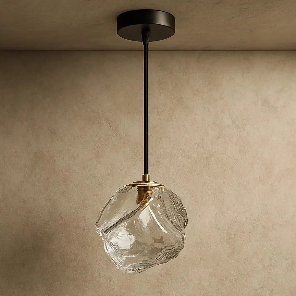 Suspension Luminaire Design - Halo Acrylique Raffiné | Luméor - Gris fumé / Variation d'intensité par la télécomma |   Delvanie