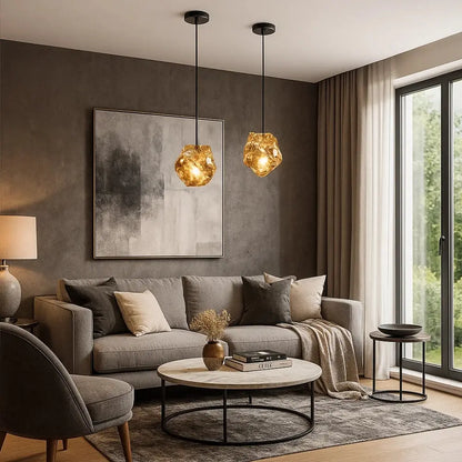 Suspension Luminaire Design - Halo Acrylique Raffiné | Luméor -  |   Delvanie