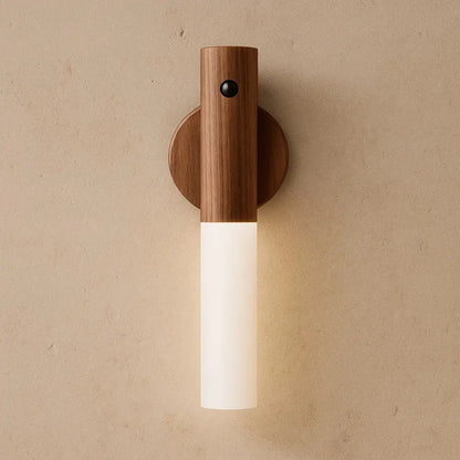 Lampe de Chevet Murale - Voyage Nocturne | Thalys - Noyer |   Delvanie