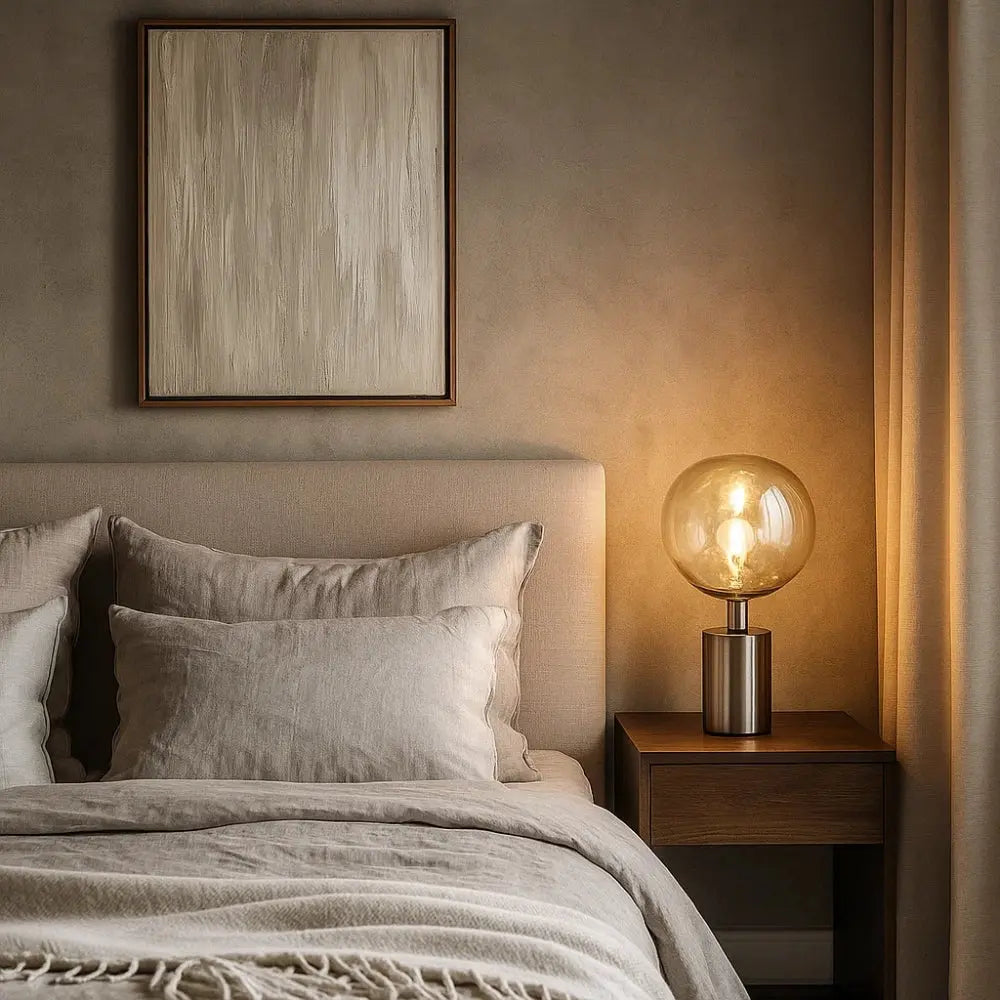 Lampe de Table Sans Fil - Lueur Spatiale | Orionis -  |   Delvanie