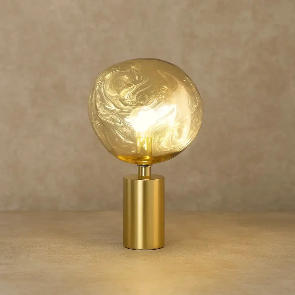 Lampe de Table Sans Fil - Lueur Spatiale | Orionis - 43cm / Or |   Delvanie