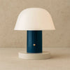 Lampe Champignon Design - Éclat Doux | Fungalis - Bleu |   Delvanie