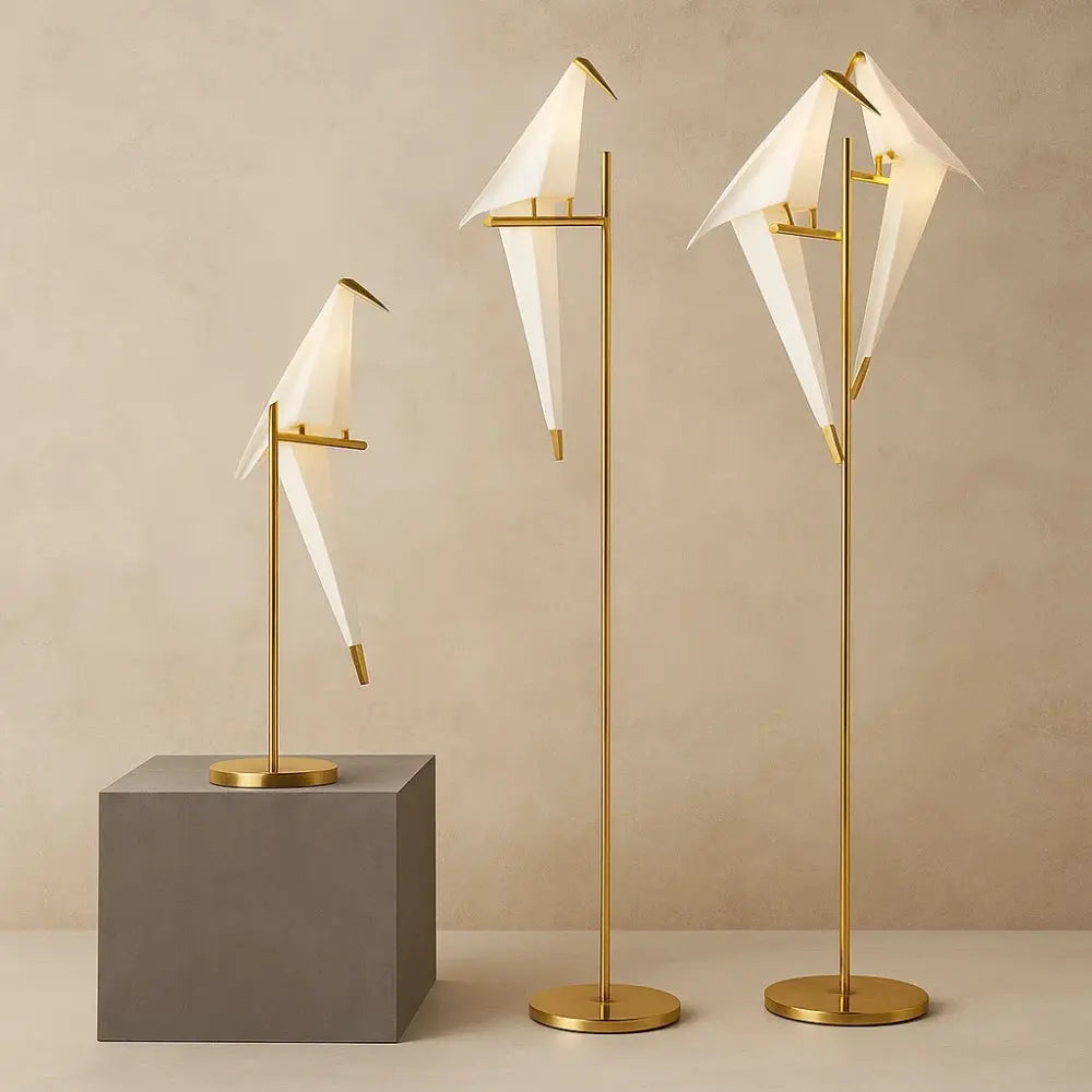 Lampe Design - La lumière perchée | Origami -  |   Delvanie