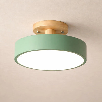 Plafonnier LED en Bois - Éclat Chaleur Nordique | Norhalis -  |   Delvanie