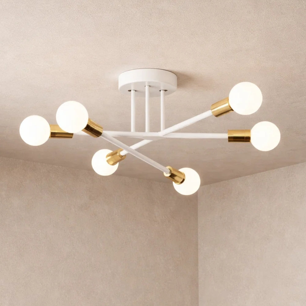 Plafonnier Led Moderne - Cercle Métal Contemporain | Lumaeris -  |   Delvanie