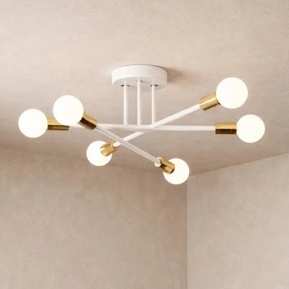 Plafonnier Led Moderne - Cercle Métal Contemporain | Lumaeris -  |   Delvanie
