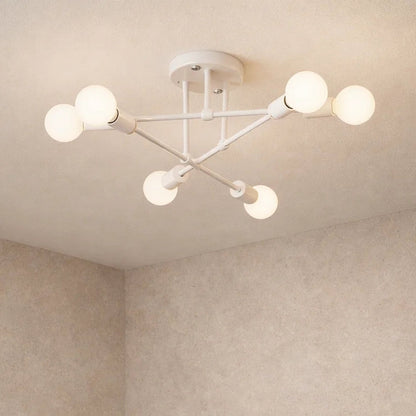 Plafonnier Led Moderne - Cercle Métal Contemporain | Lumaeris -  |   Delvanie