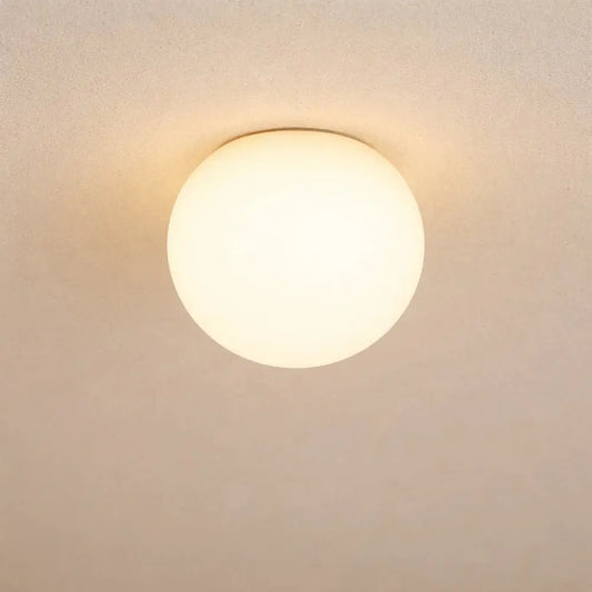 Plafonnier Led Rond - Opalin Pureté Sereine | Opaluna -  |   Delvanie