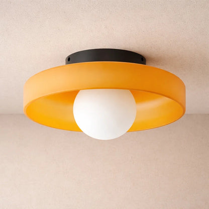Plafonnier Luminaire Led - Halo Solaire Contemporain | Heliora -  |   Delvanie