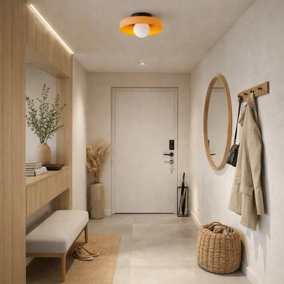 Plafonnier Luminaire Led - Halo Solaire Contemporain | Heliora -  |   Delvanie