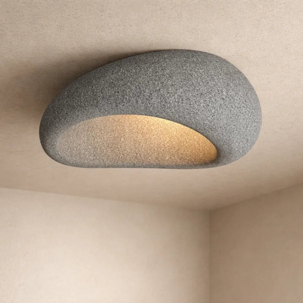 Plafonnier à led - Épure Wabi-Sabi | Miyoka -  |   Delvanie