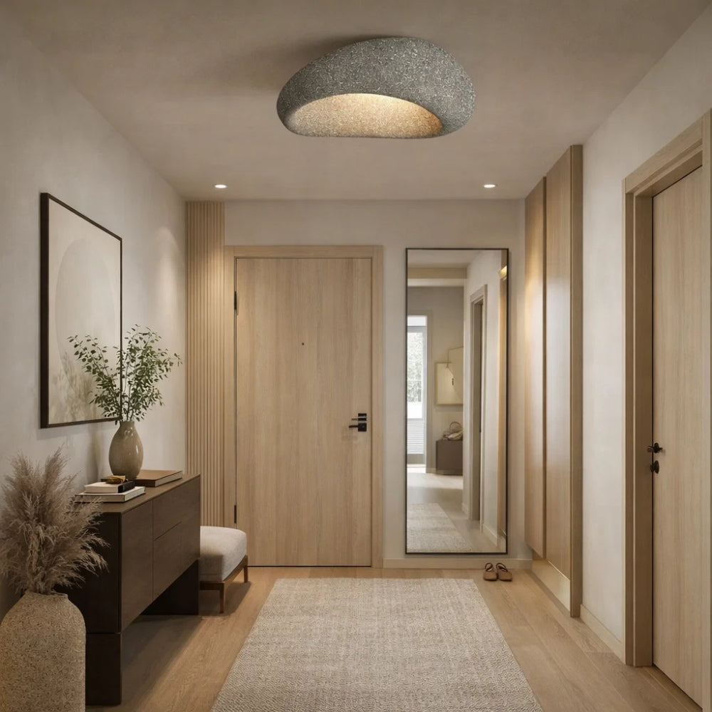 Plafonnier à led - Épure Wabi-Sabi | Miyoka -  |   Delvanie