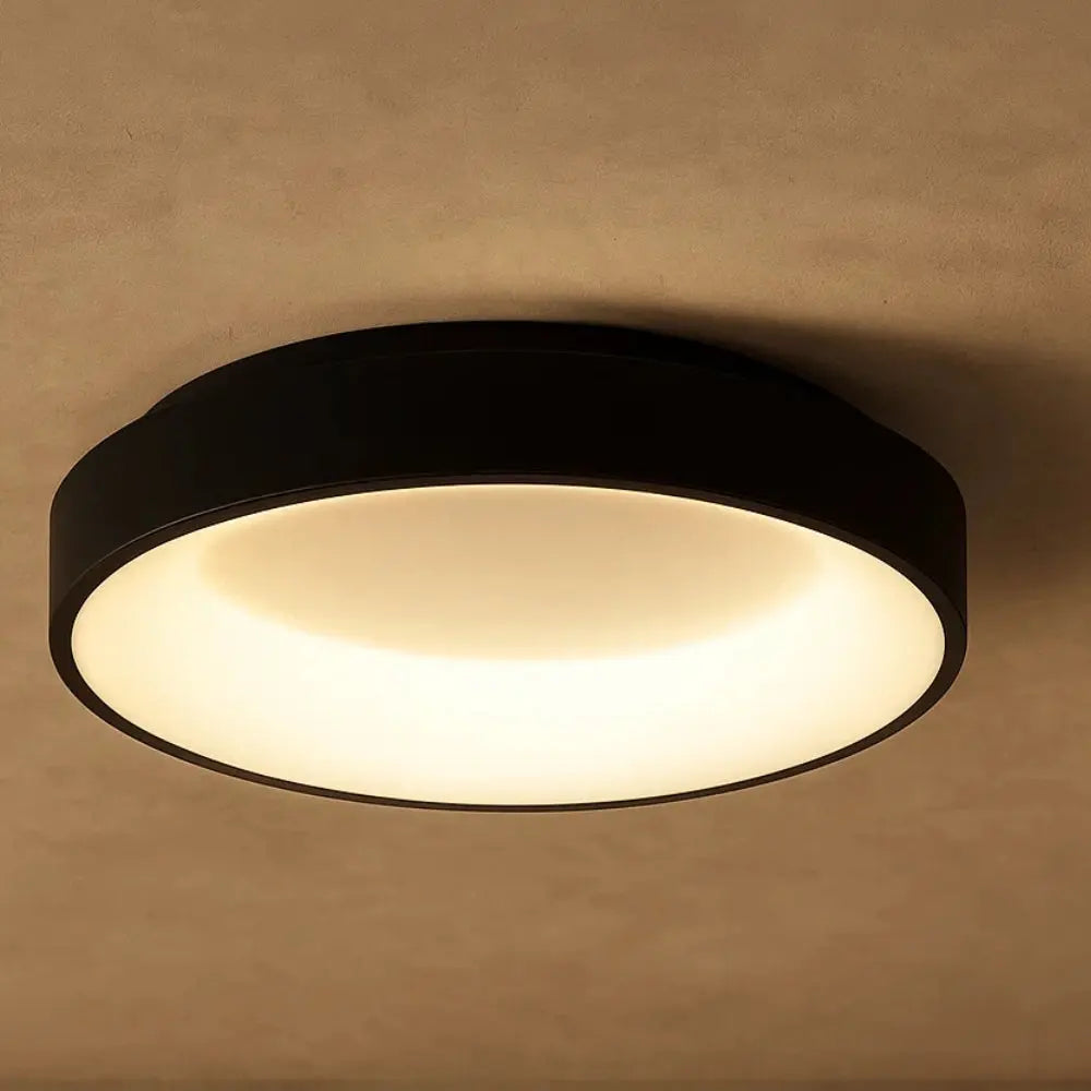 Luminaire Plafonnier - Design Épuré | Luminix - Noir / 60 cm |   Delvanie