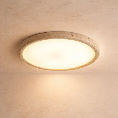 Plafonniers Led - Cercle Crème | Karilyn -  |   Delvanie