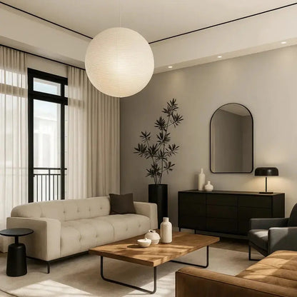 Suspension Luminaire Boule - Design Japandi | Kairo -  |   Delvanie