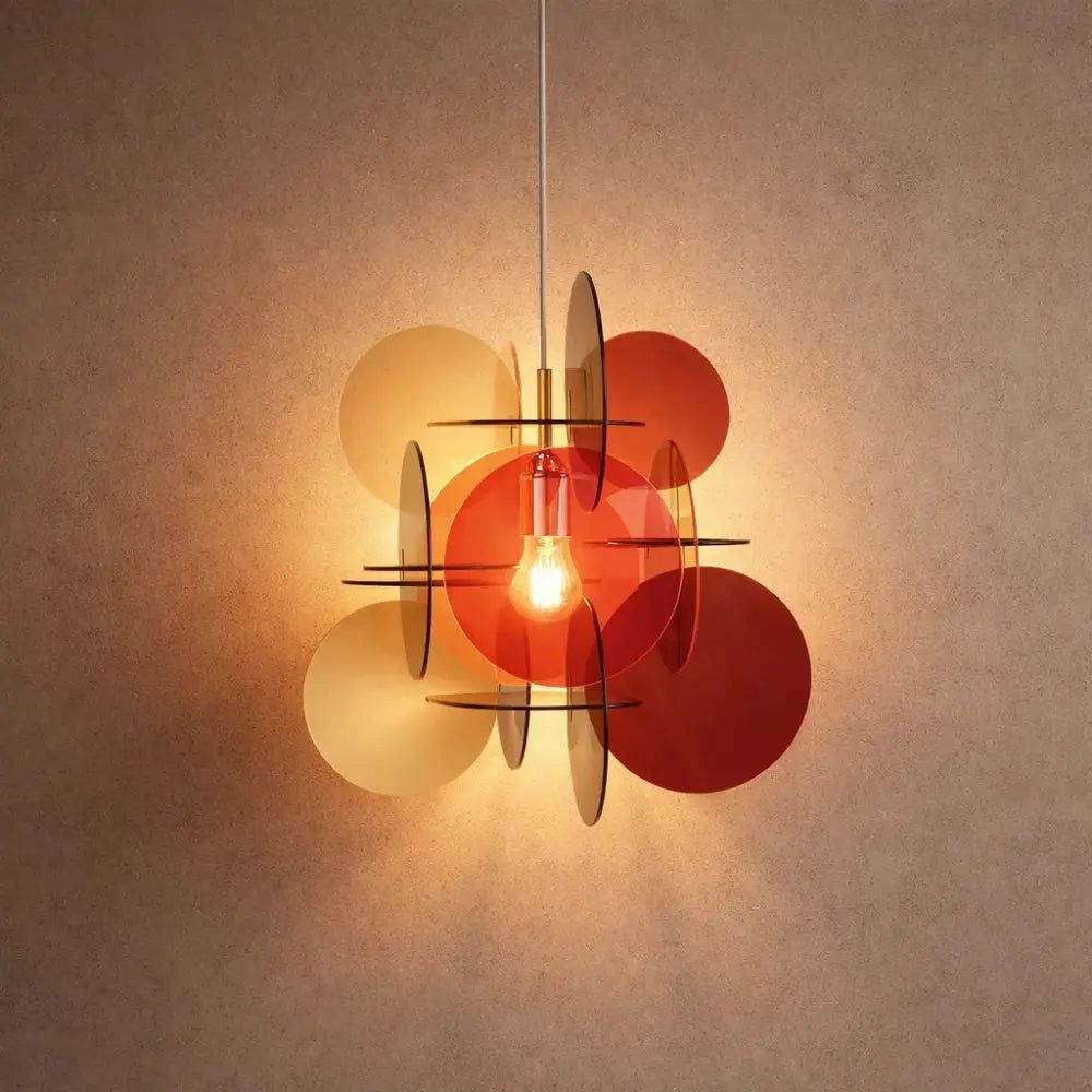 Suspension Luminaire Colorée - Pétales Acryliques | Kolvra -  Suspension luminaire Delvanie