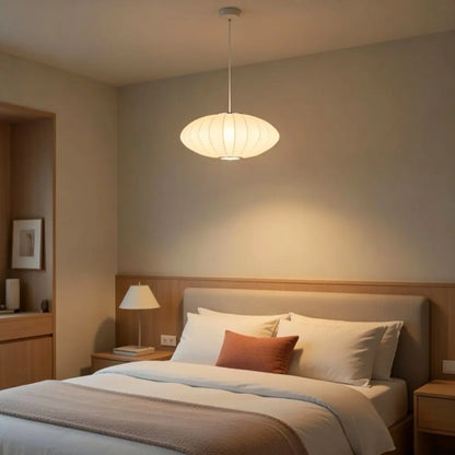 Suspension Luminaire Design - Voile De Soie Japandi | Solyori -  |   Delvanie