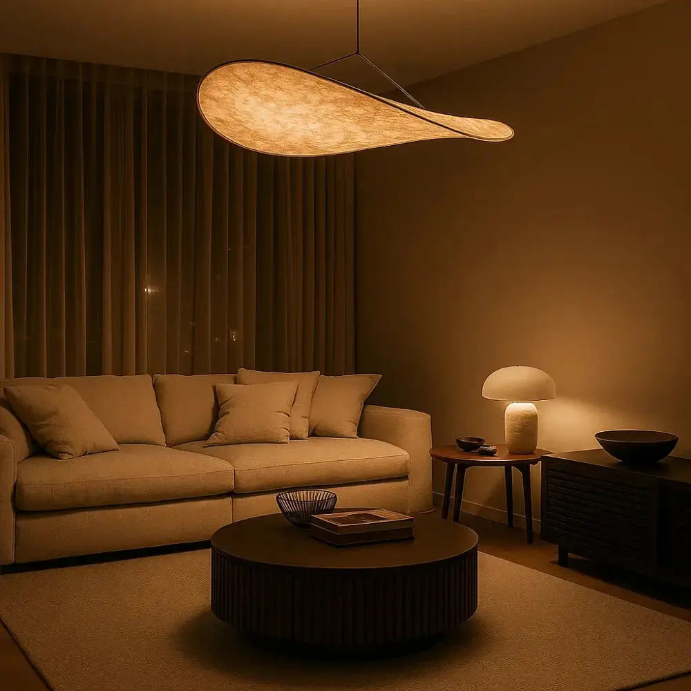 Suspension Luminaire Japandi - Sérénité Éclipsée | Luminis -  |   Delvanie