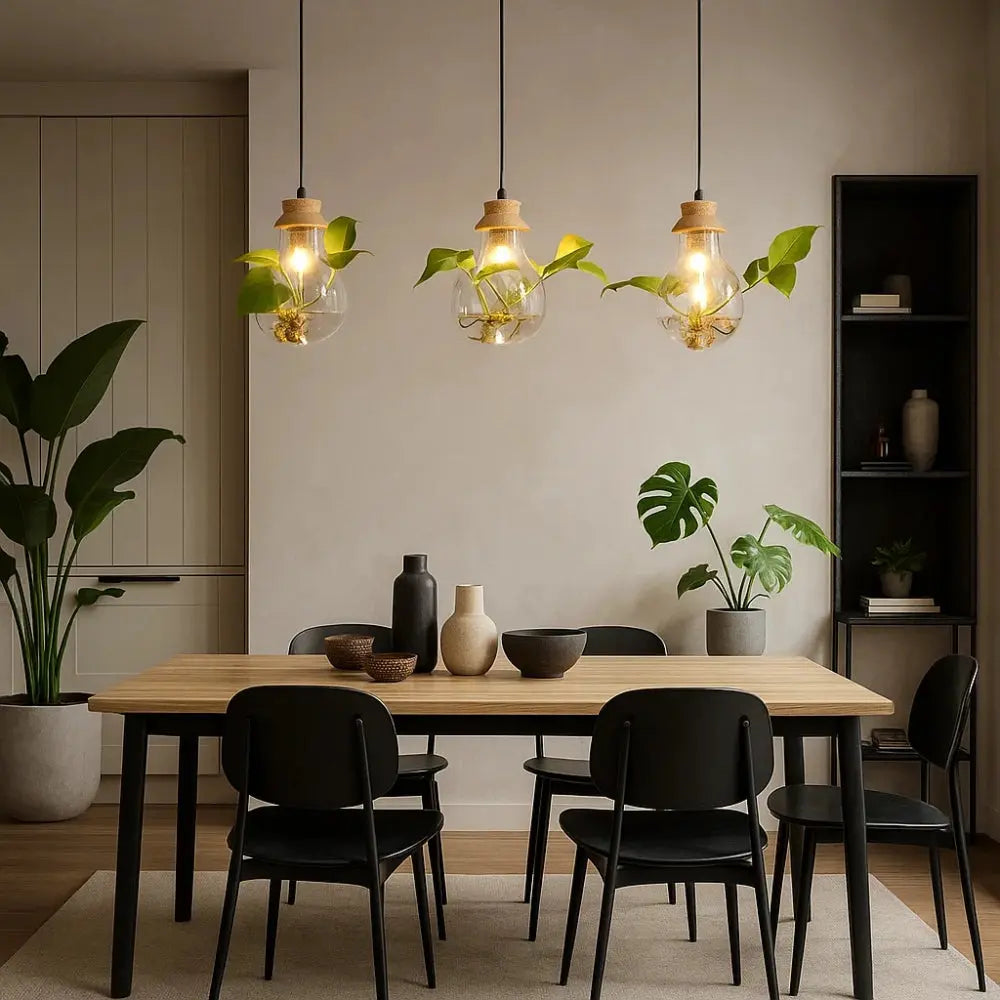 Suspension Luminaire Lampe - Flore Éclairée | Botanica -  |   Delvanie