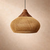 Suspension Luminaire Rotin - Halo Tressé Bohème | Orivane -  |   Delvanie