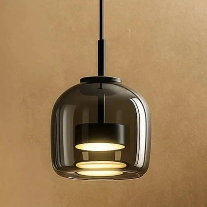 Suspension Luminaire Verre - Éclat Raffiné | Ombrelle -  |   Delvanie