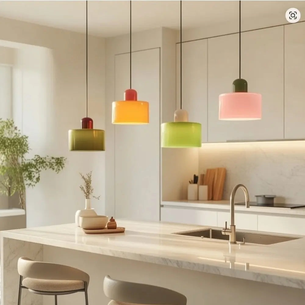 Suspension Luminaire en Verre | GlassAura -  |   Delvanie