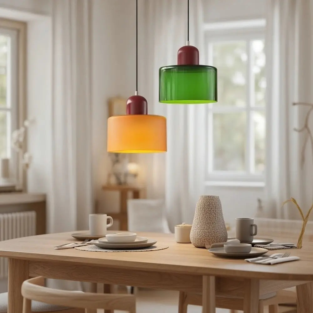 Suspension Luminaire en Verre | GlassAura -  |   Delvanie