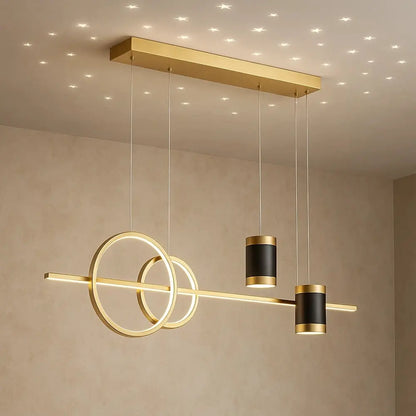 Manger Suspension Luminaire - Ligne Lumineuse Épurée | Lumysse - Type A | 100 cm / 3 Couleurs Sans télécommande / O |   Delvanie