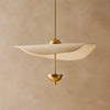 Luminaire Suspension Design Italien - Pétales Lotus Aériens | Fiorenya - Tête unique / Blanc froid |   Delvanie