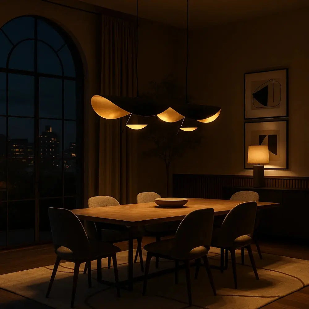 Luminaire Moderne Suspension - Ligne Polie Minimaliste | Claréon -  |   Delvanie