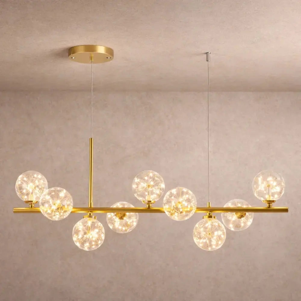 Hanglamp Eetkamer - Elegante Lineaire Halo | Aurelyn