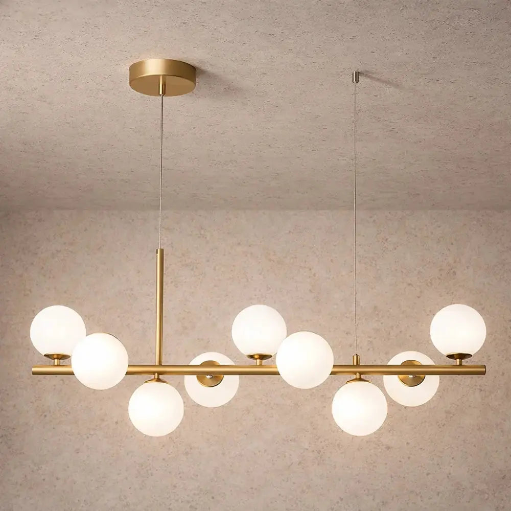 Hanglamp Eetkamer - Elegante Lineaire Halo | Aurelyn