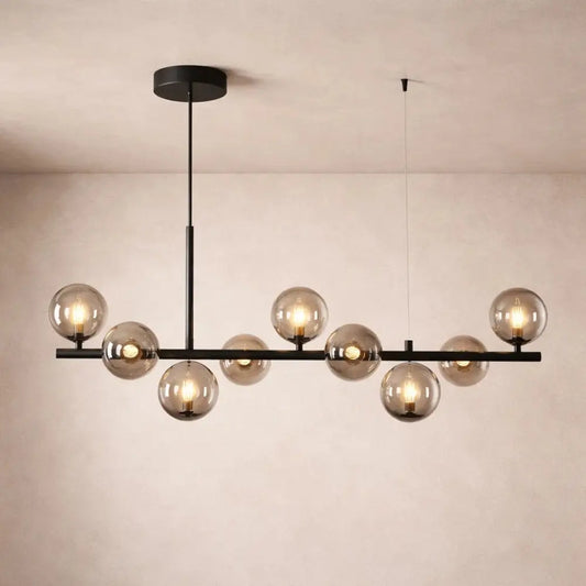 Hanglamp Eetkamer - Elegante Lineaire Halo | Aurelyn
