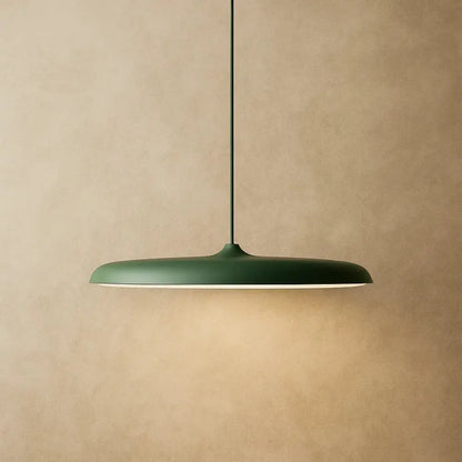 Luminaire Suspension Industriel - Coupole Métal Vintage | Industréa - Vert / Télécommande Changeable / 40cm (36W) |   Delvanie