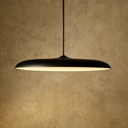 Luminaire Suspension Industriel - Coupole Métal Vintage | Industréa - Noir / Télécommande Changeable / 40cm (36W) |   Delvanie