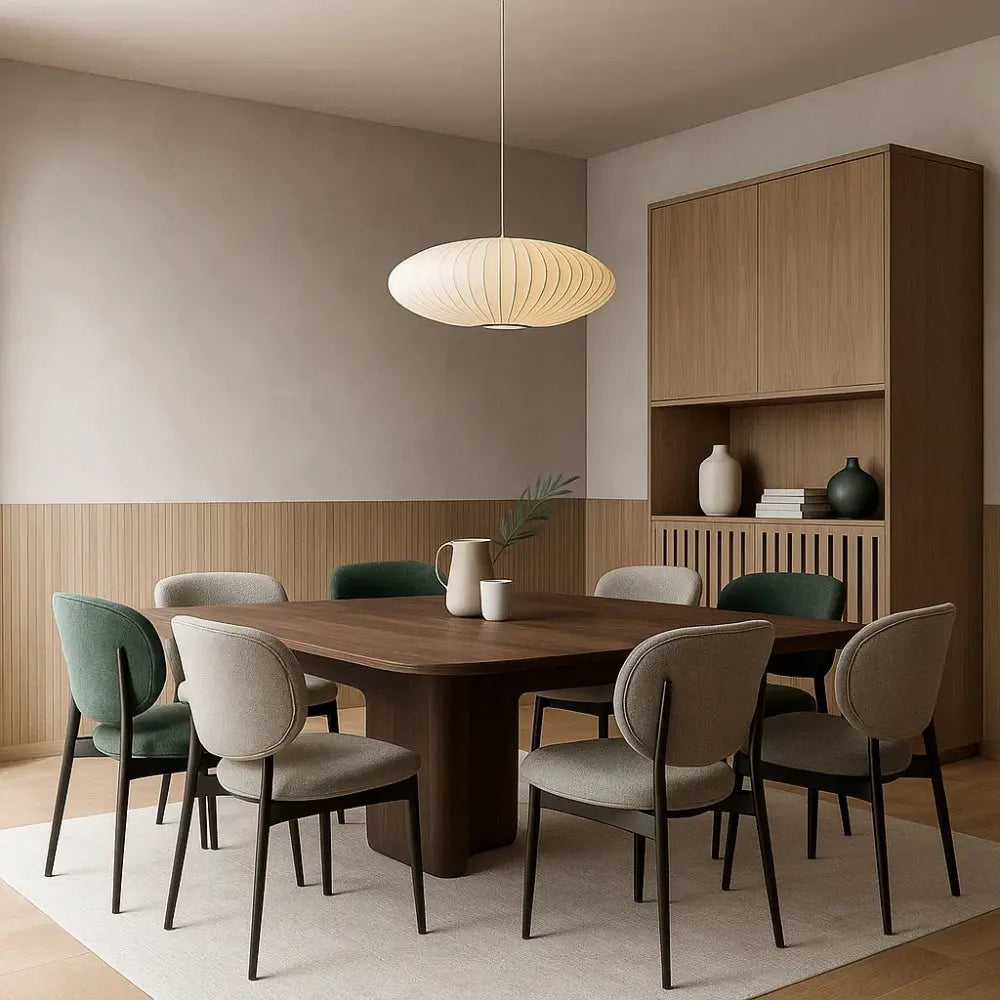 Suspension Luminaire Design - Voile De Soie Japandi | Solyori -  |   Delvanie