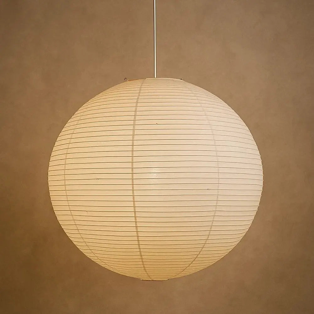 Suspension Luminaire Boule - Design Japandi | Kairo - 40cm |   Delvanie