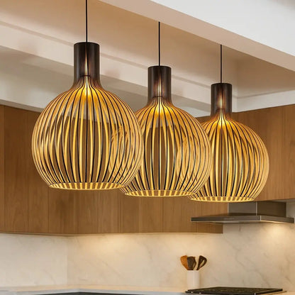 Suspension Bois - Charme Minimaliste | Forestia -  |   Delvanie