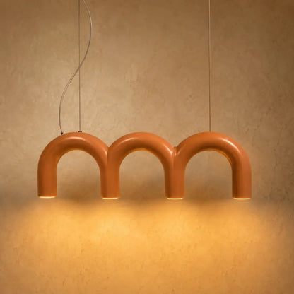 Suspensions LED - Arche Macaron Design | Obluria -  Suspension luminaire Delvanie